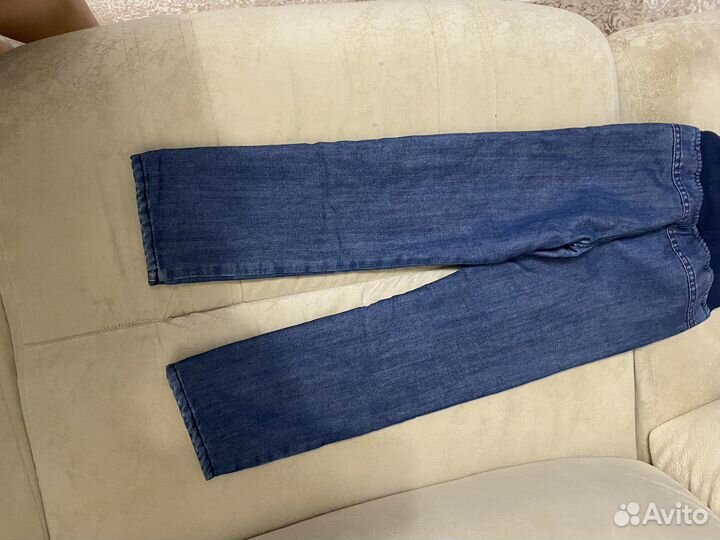 Джинсы теплые