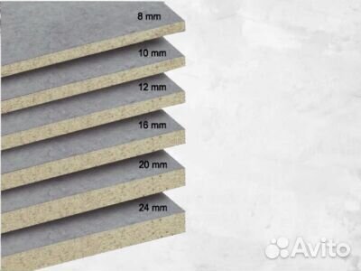 Цементно-стружечная плита толщиной 20 мм