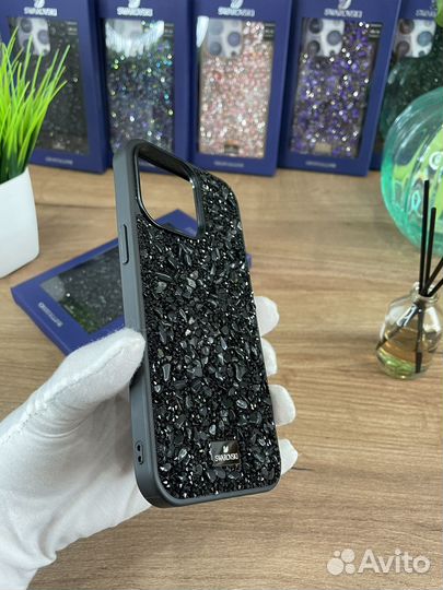 Чехол Swarovski на iPhone 14 Pro Max Оригинал