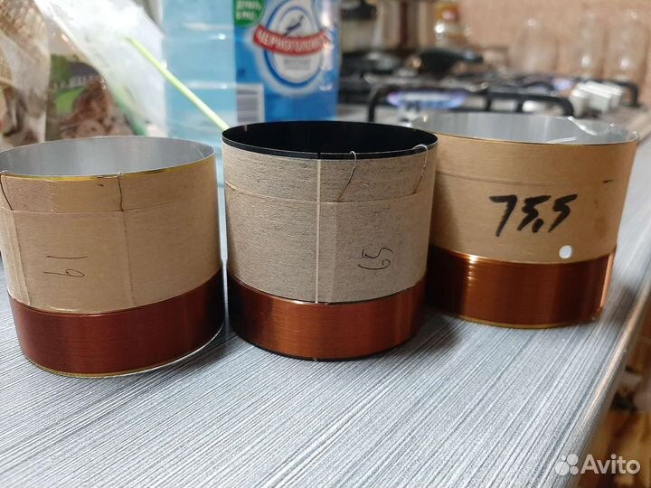 Звуковая катушка 61, 65, 75.5мм