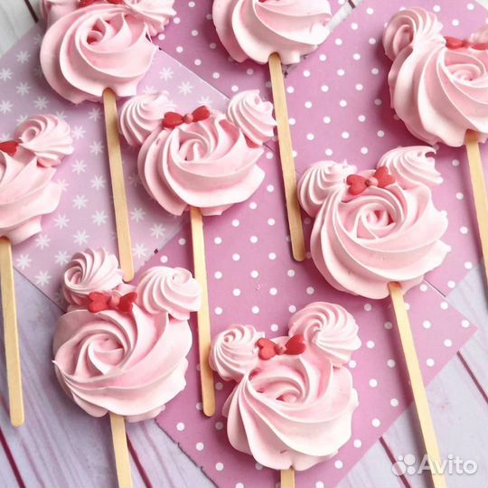 Меренга и леденцы на палочке