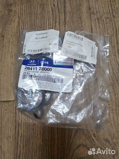 Прокладка впускного коллектора Hyundai Accent G4FC