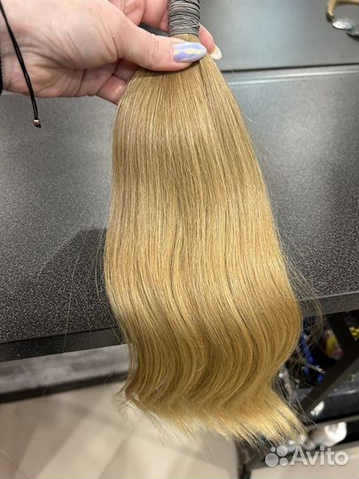 Славянка неокрашенный блонд 43см