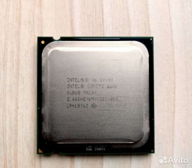 Процессоры Intel Core 2 Quad Q6600, Q8400, Q9400