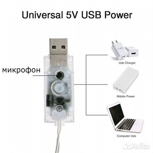 Гирлянда-штора Огонёк LED(3х3м,300ламп,белая-тепл)