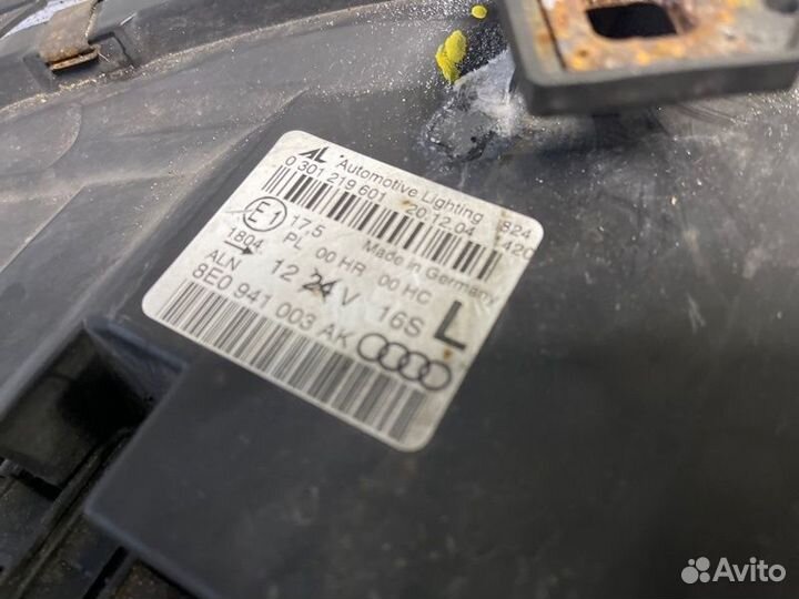 Фара левая Audi A4 B7 SW универсал дизель 2005