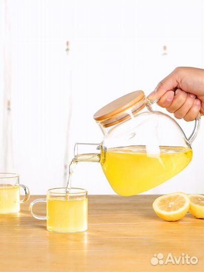 Чайник заварочный стеклянный