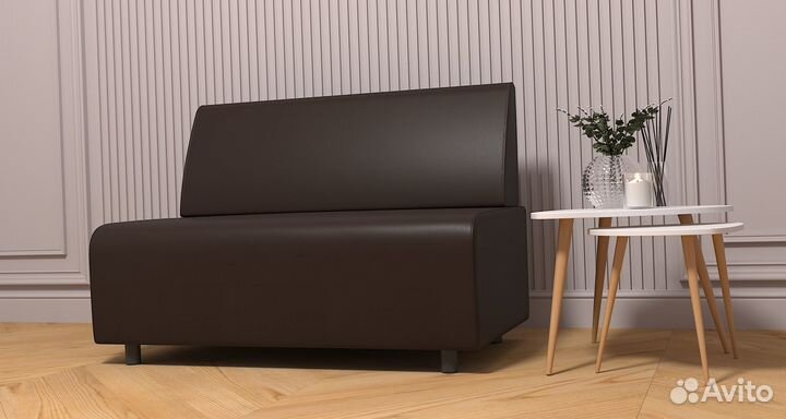 Кожзам диван офисный