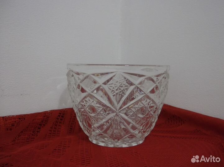 Вазы для цветов и салатник(хрусталь)