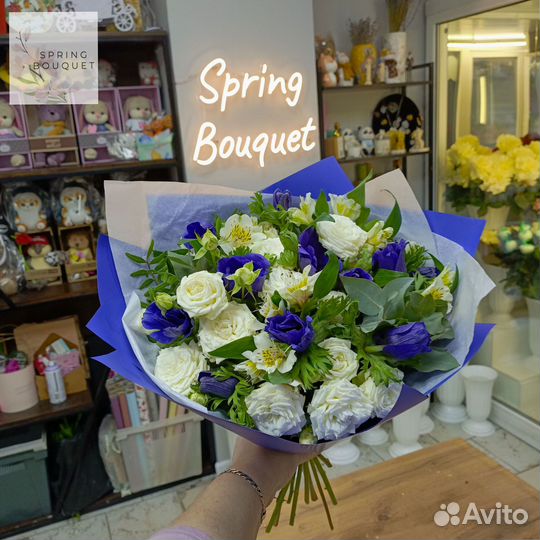 Букет французских роз на заказ