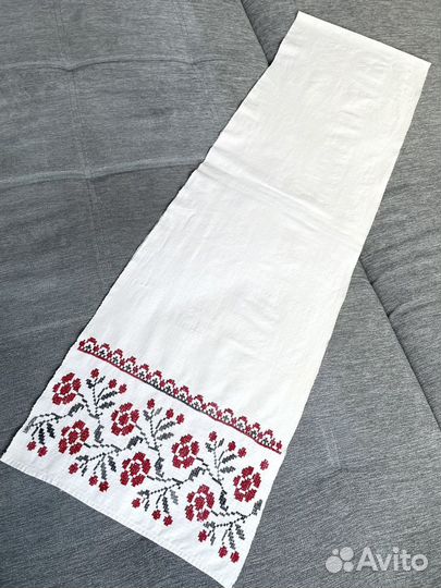 Старинное полотенце СССР с вышивкой