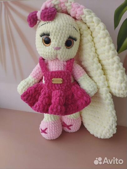 Зайка, игрушка ручной работы