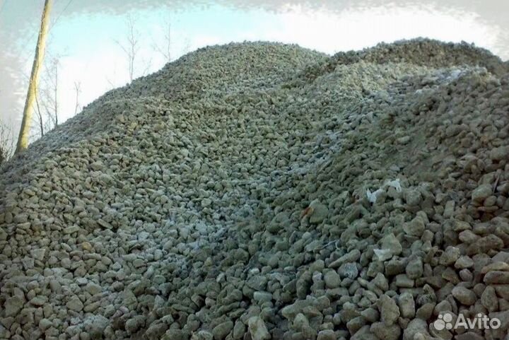 Щебень вторичный