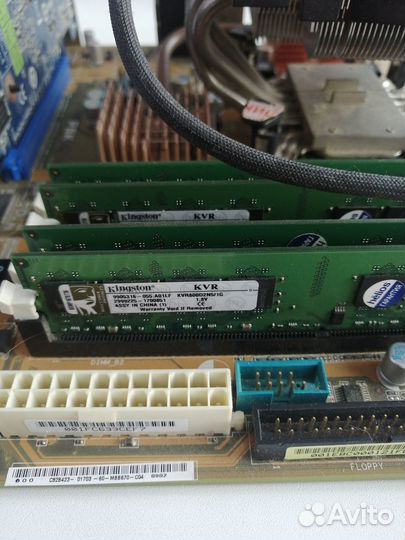 Комплект на сокете 775, можно по отдельности