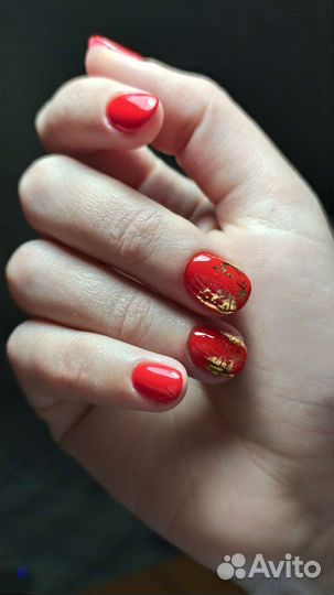 Маникюр с покрытием гель-лак 