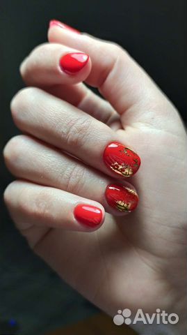 Маникюр с покрытием гель-лак 