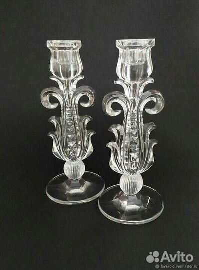 Хрустальный подсвечник
