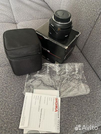 Объектив портретный sigma 30mm f1,4 для Nikon