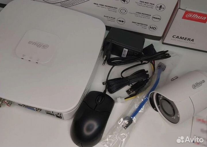 Комплект видеонаблюдения регистратор камера