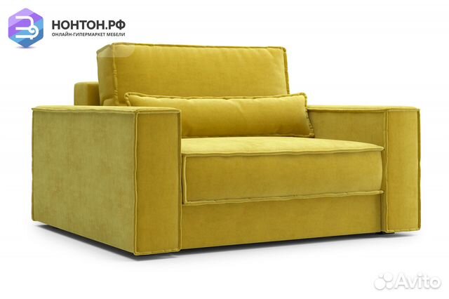 Кресло тик-так Сохо горчичное