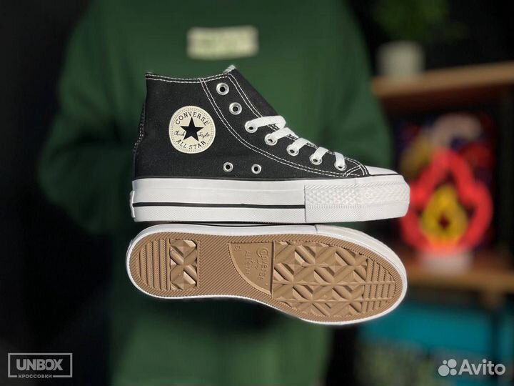 Кроссовки Converse All Star Platform Black/White