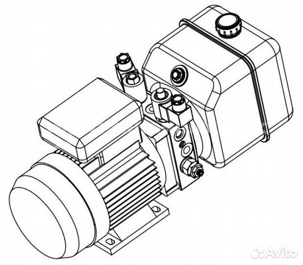 Мини гидростанция 220в на 0,75 кВт, давление 22 Мп