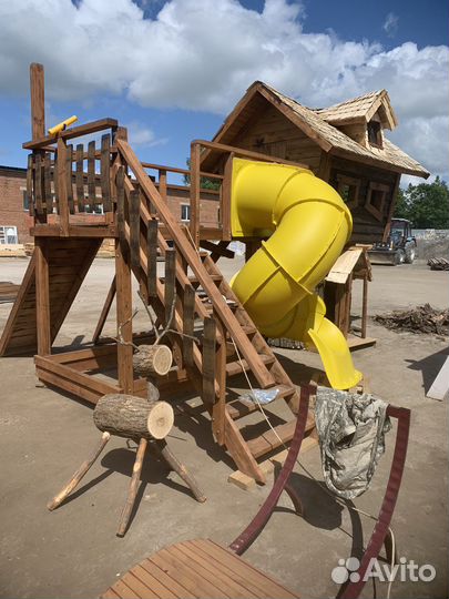 Детский игровой домик, площадки, городок