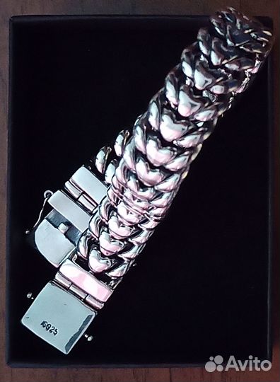 Браслет. 88гр. 21см. Серебро 925