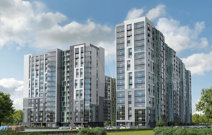 2-к. квартира, 81,2 м², 7/17 эт.