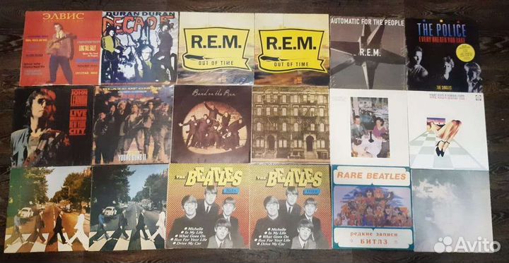 Винил зарубежный, русский рок Beatles и другое