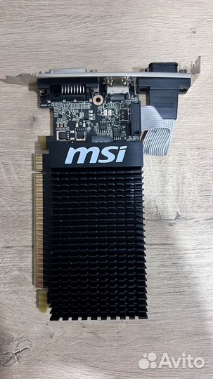 Видеокарта MSI GT 710 LP (пассивное охлаждение)