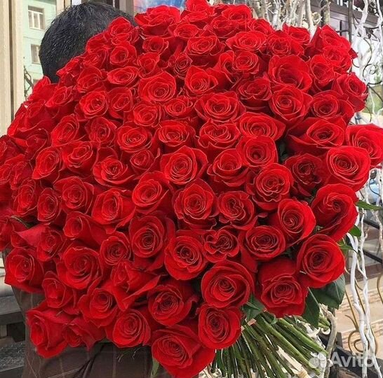 Букет роз 101 роза 51 роза