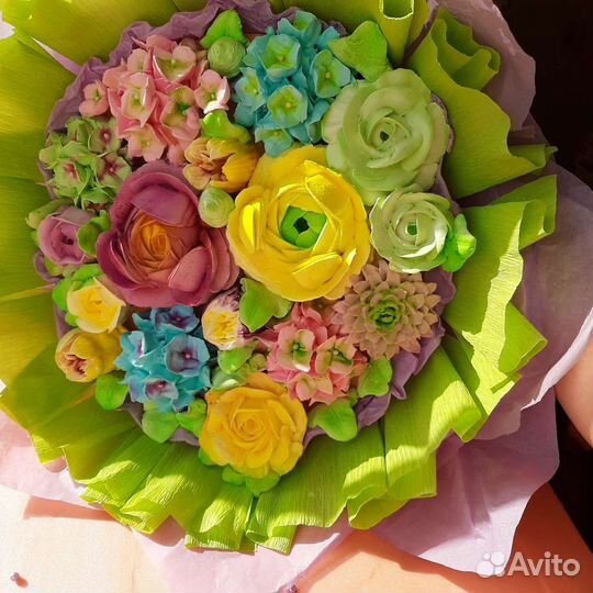 Зефирный букет для учителя на 1 сентября