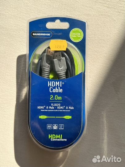 Кабель hdmi 2.0m