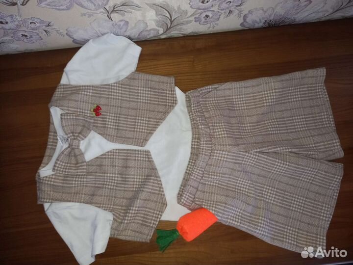 Костюм зайчика размер 98 104 110