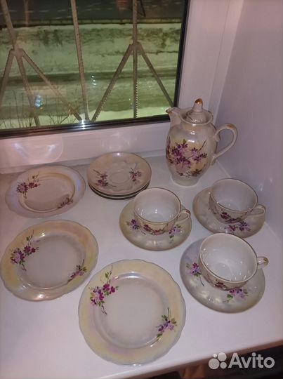 Ваза старинная,урановое стекло