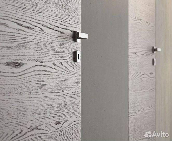 Двери скрытого монтажа экошпон