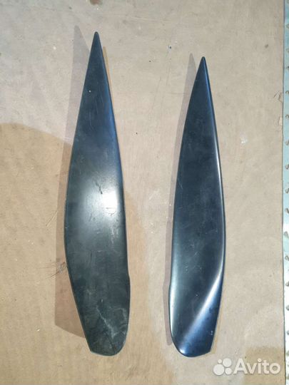 Ресницы фар на Mitsubishi Lancer 9