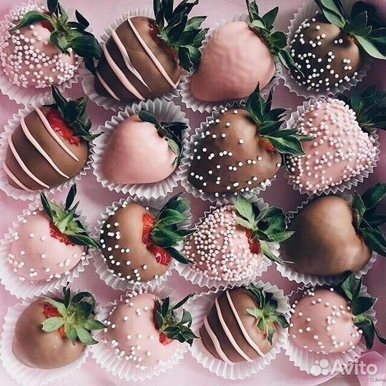 Букет из клубники в шоколаде