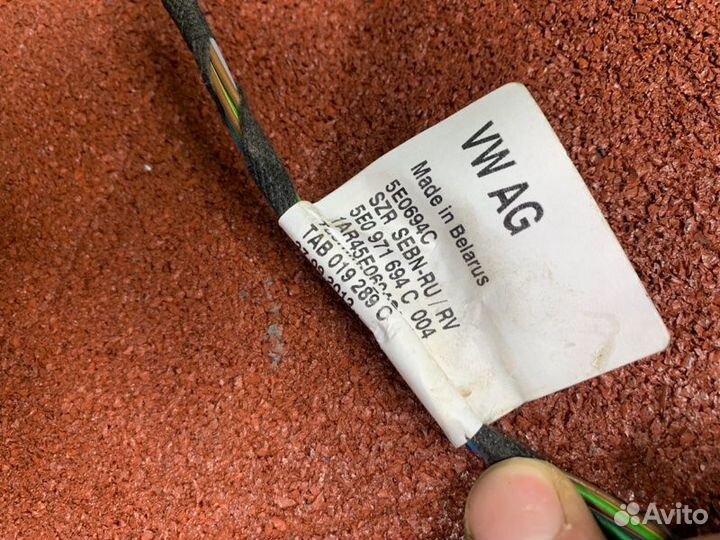 Проводка двери Skoda Octavia A7 CHP 1.4 140Л.С