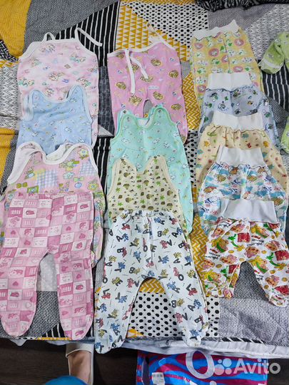 Детские вещи для девочки 0-3 мес, на доставке