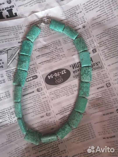 Ожерелье Бусы Бирюза