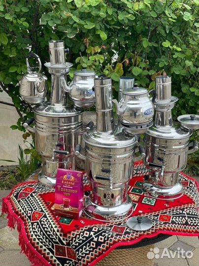 Самовар на дровах турецкий