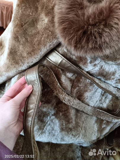 Шуба натуральная мутон