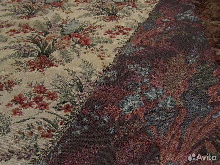Мебельная ткань гобелен. прованс. кантри. Флок