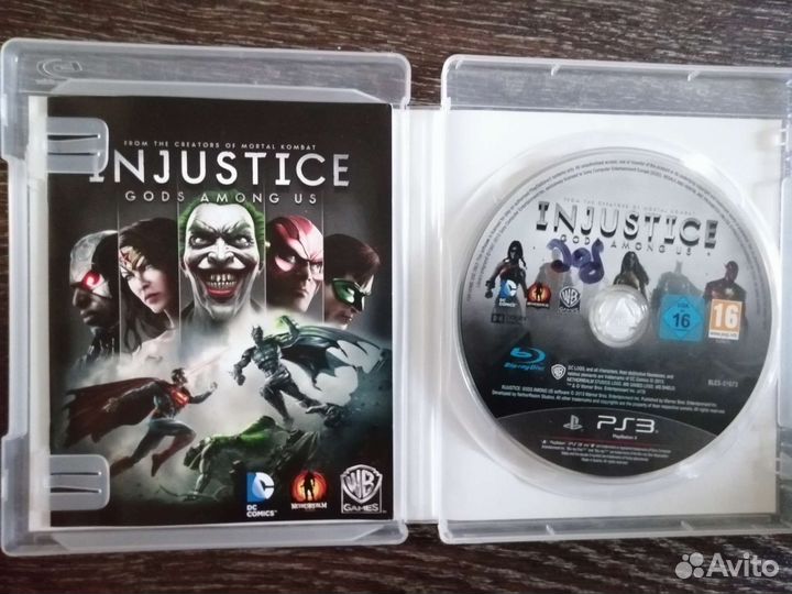 Injustice. Диск для PS3
