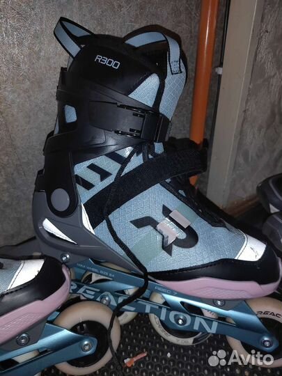 Роликовые коньки женские Reaction R300W,мультицвет