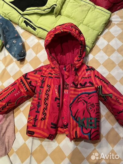 Осенняя куртка для девочки 86