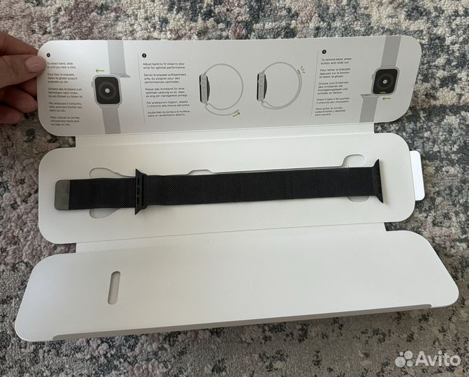 Ремешок для apple watch 44мм milanese loop