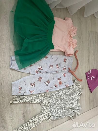 Детские вещи пакетом 74 80